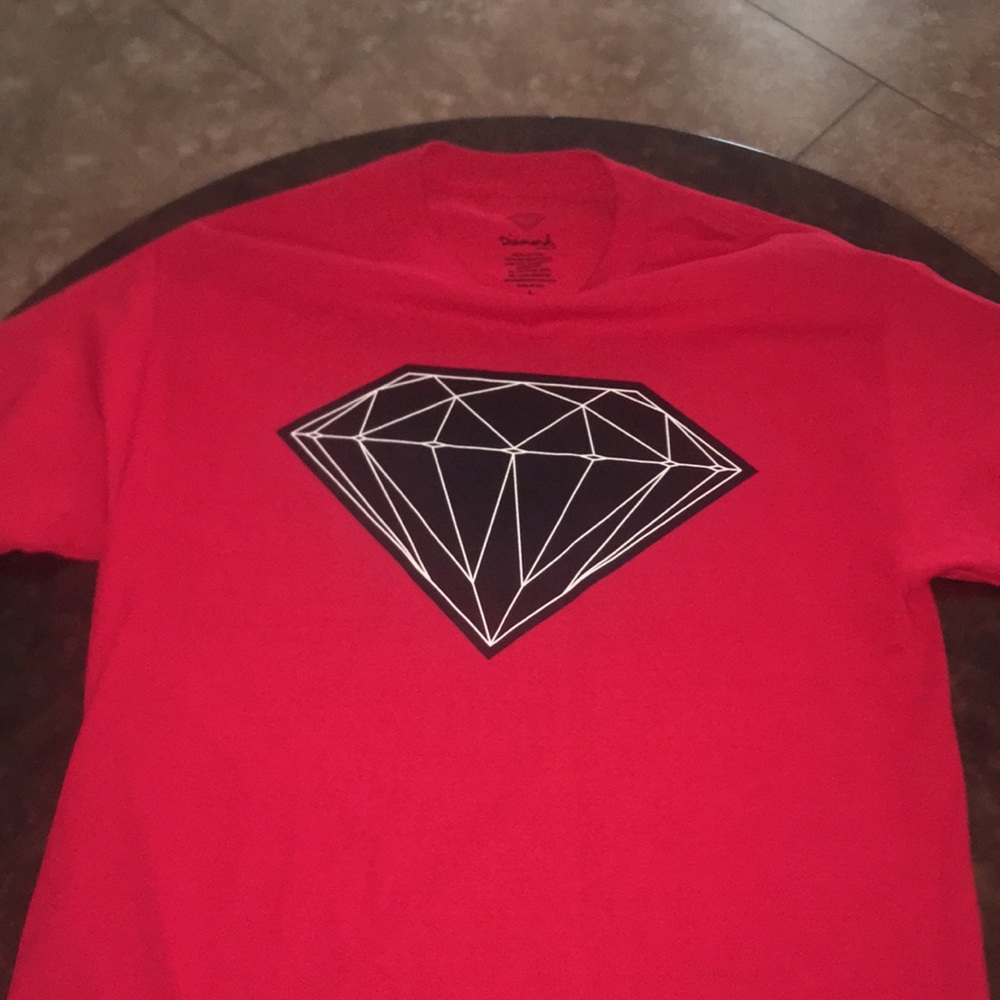 Diamond brand. Red T-Shirt.